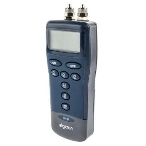 Digitron 2000P Differential Digital Pressure Meter With 2 Pressure Port/s, Max Pressure Measurement 25mbar - 2020P7 product image