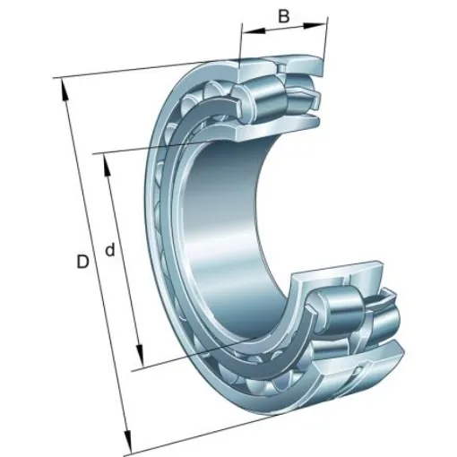 FAG 23218-E1-XL-K-TVPB 90mm I.D Spherical Roller Bearing Spherical Roller Bearing, 160mm O.D product image