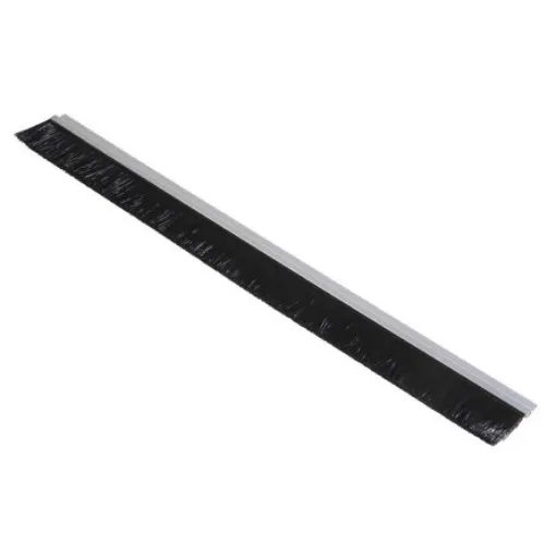 RS PRO Black Aluminium Brush Strip, 75mm - 3269965 product image
