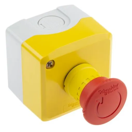 Schneider Electric Harmony XALK Series Twist Release Emergency Stop Push Button, Surface Mount, 40mm Cutout, 2NC, IP66, - XALK178F product image