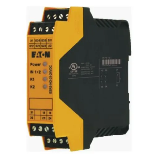 Eaton ESR5 EP-4010 Emergency Stop Safety Relay, 24V dc, Dual-Channel - EP-401061 ESR5-NO-21-24VDC product image