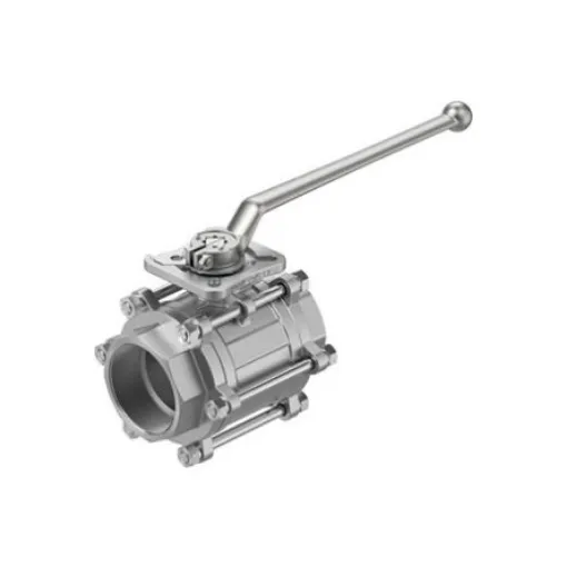 Festo Stainless Steel Ball Valve, Ball Valve, Threaded, NPT 3 NPTin, 76mm, 63bar Operating Pressure - VZBE-3-T-63-T-2-F0710-M-V15V16 product image