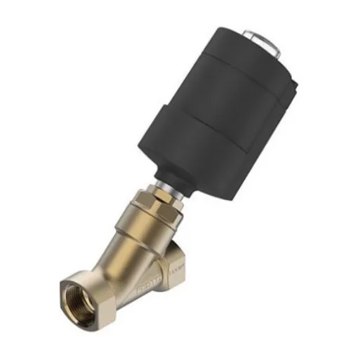 Festo Angle Seat type Pneumatic Actuated Valve, G 1/8in to NPT 1 1/4in, 0.7 MPa - VZXA-A-TS7-1 1/4"-M6-B1T-16-K-75-20-PR-PM product image