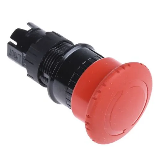 Schneider Electric Harmony XB6 Series Turn to Release Emergency Stop Push Button, Panel Mount, 16mm Cutout, IP65 - ZB6AS834 product image