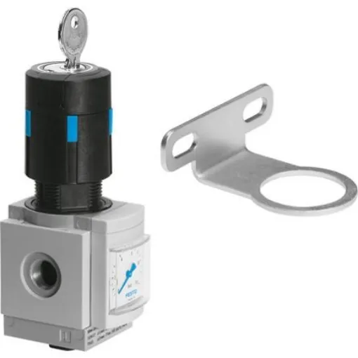 Festo G 1/4 Regulator -, 1/4in, 14bar max. input, MS4-LR-1/4-D6-E11-WR product image