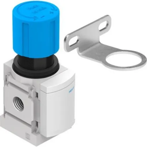Festo G 1/8 Regulator -, 1/8in, 14bar max. input, MS4-LR-1/8-D5-VS-OS-WR product image