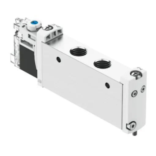 Festo 2x3/2-Way, Monostable Pneumatic Solenoid Valve - Electrical G 1/8 VUVG Series 24V - VUVG-L14-M52-MT-G18-1H2L-F1A product image