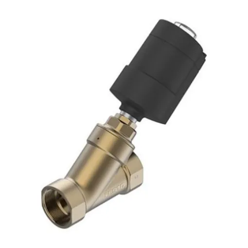 Festo Angle Seat type Pneumatic Actuated Valve, G 1/8in to G G2in, 0.7 MPa - VZXA-B-TS6-50-M2-B1T-5.6-K-75-20-PM product image