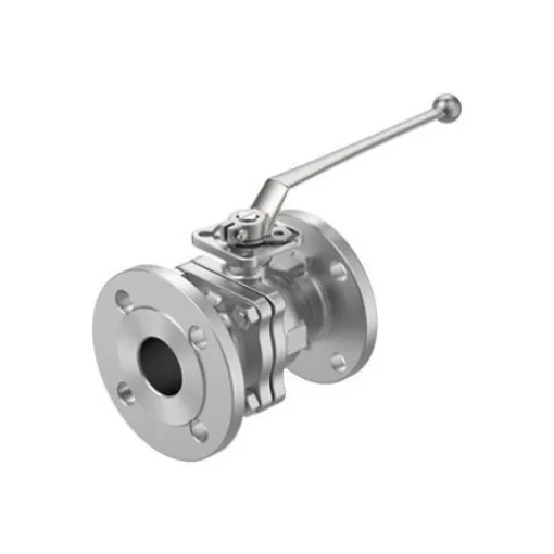 Festo Stainless Steel Ball Valve, Ball Valve, Flanged, 50mm, 20bar Operating Pressure - VZBF-2-P1-20-D-2-F0507-M-V15V15 product image