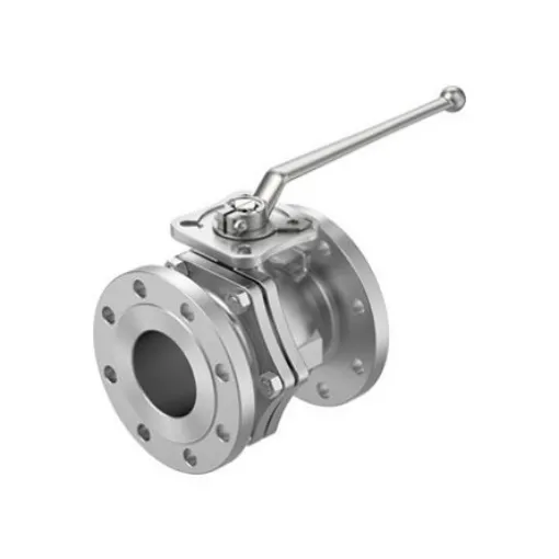 Festo Stainless Steel Ball Valve, Ball Valve, Flanged, 98mm, 20bar Operating Pressure - VZBF-4-P1-20-D-2-F1012-M-V15V15 product image