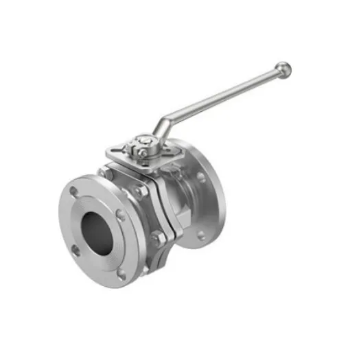 Festo Stainless Steel Ball Valve, Ball Valve, Flanged, 76mm, 20bar Operating Pressure - VZBF-3-P1-20-D-2-F0710-M-V15V15 product image