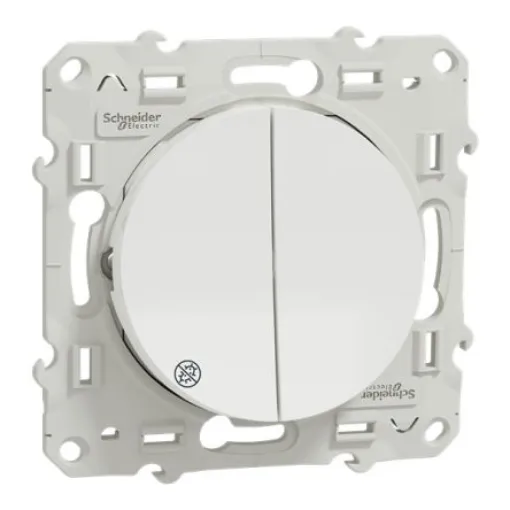 Schneider Electric S500 Series Push Button Switch, Flush Mount, 250V, IP21D - S500214 product image