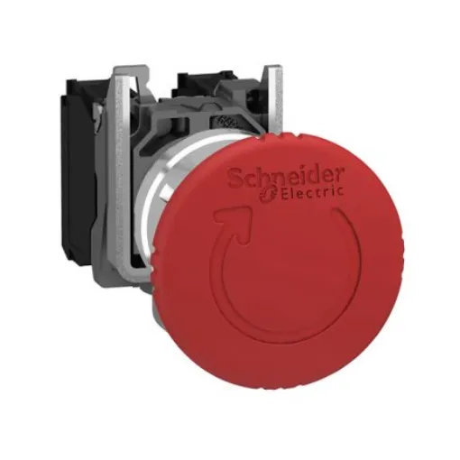 Schneider Electric XB4BS Series Push Emergency Stop Emergency Stop Push Button, 22.5mm Cutout, IP66, IP69, IP69K - XB4BS8444S47 product image