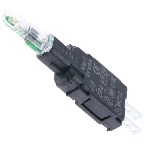 Schneider Electric Harmony XB6 Series Light Block, 30V ac/dc, Green Light - ZB6EB3B product image