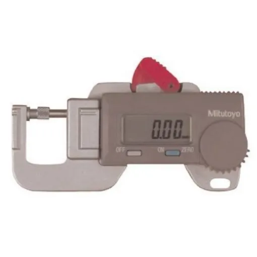 Mitutoyo Series 700 Thickness Meter, 0mm - 12mm, ±0.02 mm Accuracy, 0.01 mm Resolution, LCD Display - 700-118-30 product image