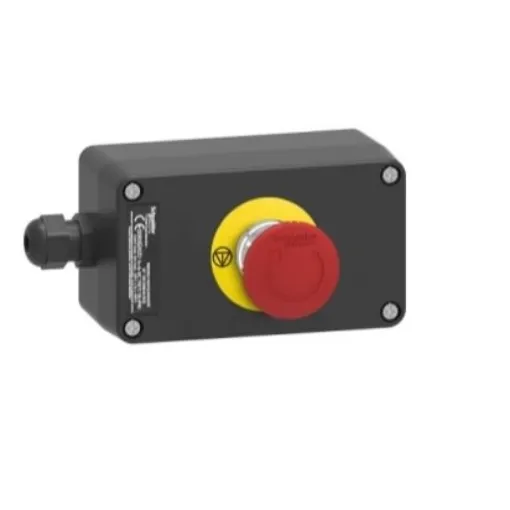 Schneider Electric XAWG1 Series Push to Make Emergency Stop Push Button, 40mm Cutout, 1 NC + 1 NC, IP65 - XAWG178EX product image