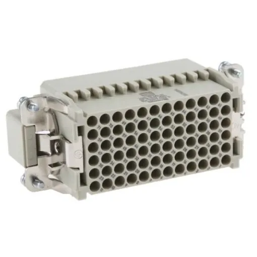 HARTING Heavy Duty Power Connector Insert, 10A, Male, Han DD Series, 72 Contacts - 09160723001 product image