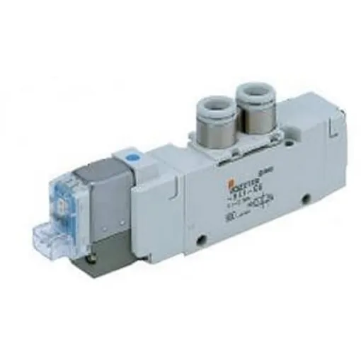 SMC High Speed Response Type Solenoid Valve - Solenoid One-Touch Fitting 6 mm VQZ2000 Series 24V dc - VQZ2120B-5YO1-C6F-Q product image