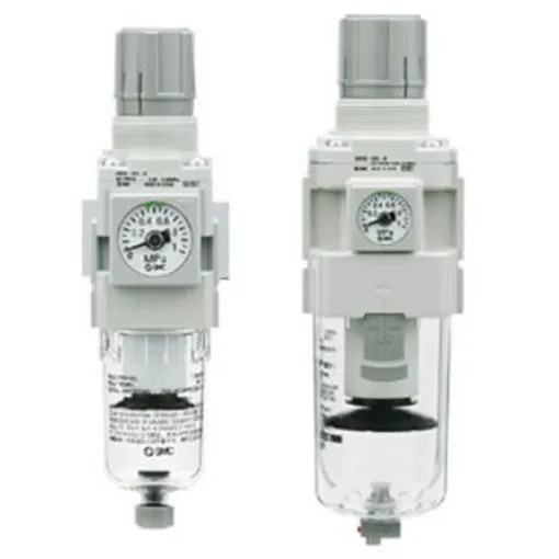 SMC AC Filter Regulator, 5µm, G 3/8, 13 bar, AW30-F03H-B product image
