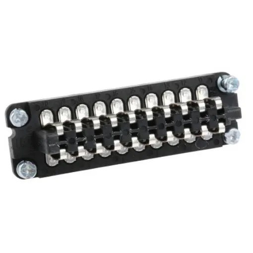 HARTING Heavy Duty Power Connector Insert, 10A, Female, STAF Series, 20 Contacts - 0970020281701 / 09700202817 product image