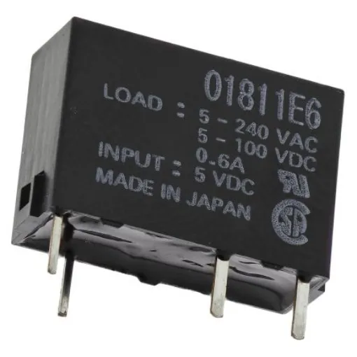 Omron G3DZ Series Solid State Relay, 0.6 A Load, PCB Mount, 264 V ac Load, 5 V dc Control - G3DZ-2R6PL DC5 product image