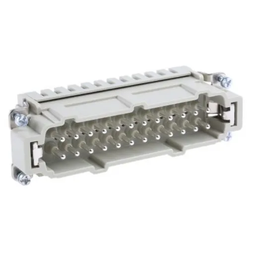 HARTING Heavy Duty Power Connector Insert, 16A, Male, Han ES Series, 24 Contacts - 09330242616 product image
