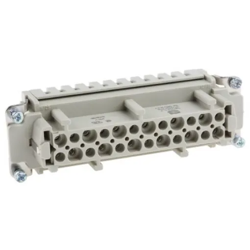 HARTING Heavy Duty Power Connector Insert, 16A, Female, Han ES Series, 24 Contacts - 09330242716 product image