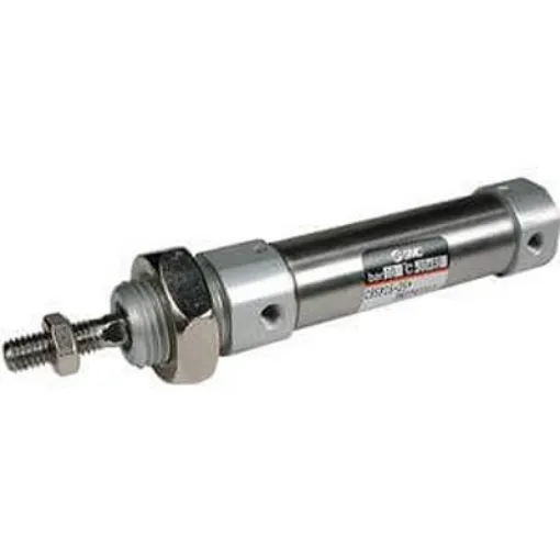 SMC Pneumatic Piston Rod Cylinder - C85N20-10C, 20mm Bore, 10mm Stroke, C85 Series, Double Acting product image