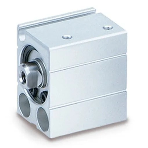 SMC Pneumatic Piston Rod Cylinder - CUJS16-10S, 16mm Bore, 10mm Stroke, CUJ Series, Single Acting with Return Spring product image