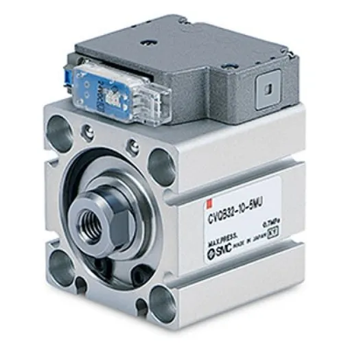 SMC Pneumatic Piston Rod Cylinder - CVQB32-10-5MO, 32mm Bore, 10mm Stroke, CVQ Series, Double Acting product image