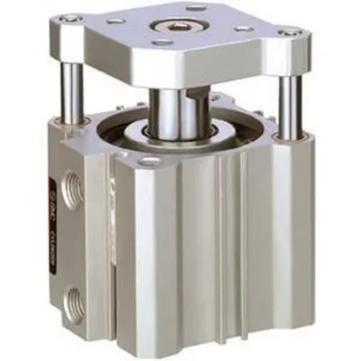 SMC Pneumatic Guided Cylinder - CDQMA40TF-100, 40mm Bore, 100mm Stroke, CDQMA Series, Double Acting product image