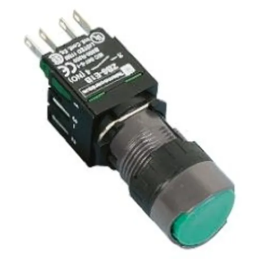 Schneider Electric Harmony XB6 Series Push Button, Panel Mount, 16mm Cutout, SPST, IP65 - XB6AA31B product image