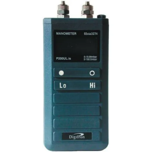 Digitron P200ULIS Differential Manometer With 2 Pressure Port/s, Max Pressure Measurement 100mbar product image