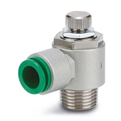 SMC AS3 Series Threaded Pneumatic Silencer & Exhaust Restrictor Function Fitting, R 3/8 Inlet Port, 10mm Tube Inlet - AS3201-03-F10S product image