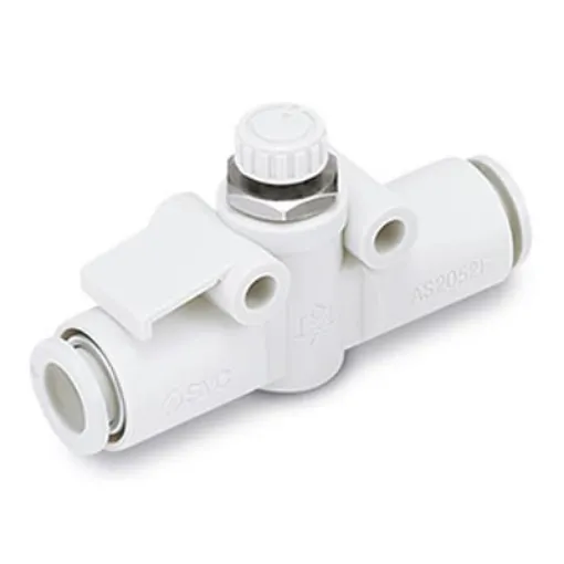 SMC AS4 Series Threaded Pneumatic Silencer & Exhaust Restrictor Function Fitting, R 1/2 Inlet Port, 10mm Tube Inlet - AS4002F-10 product image