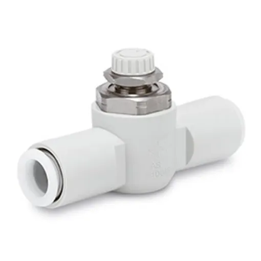 SMC AS3 Series Threaded Pneumatic Silencer & Exhaust Restrictor Function Fitting, 3/8 in Male Inlet Port, 8mm Tube - AS3001FG-08 product image