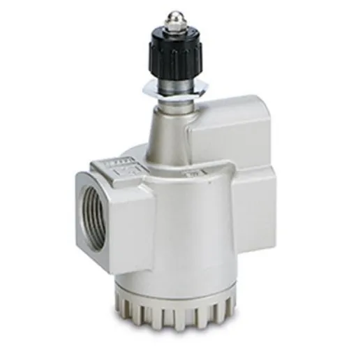 SMC AS4 Series Threaded Pneumatic Silencer & Exhaust Restrictor Function Fitting, R 1/2 Inlet Port, 4mm Tube Inlet - AS420-04 product image