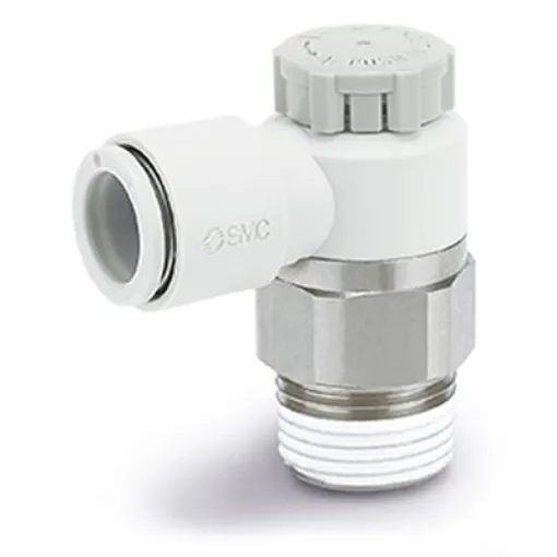 SMC AS4 Series Threaded Pneumatic Silencer & Exhaust Restrictor Function Fitting, R 1/2 Inlet Port, 10mm Tube Inlet - AS4201F-04-10SA product image