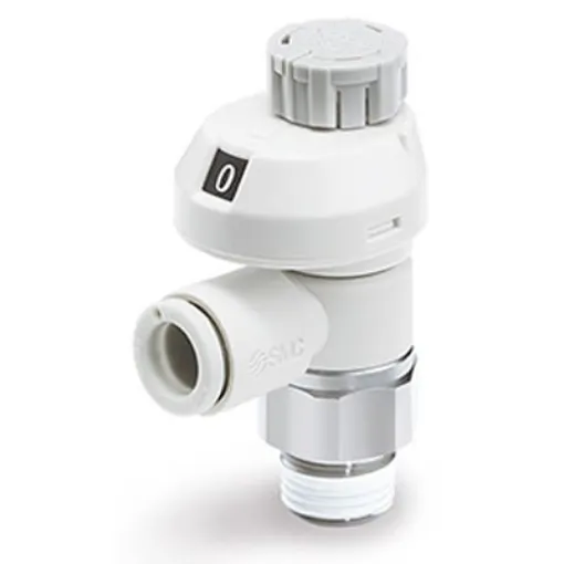 SMC AS4 Series Threaded Pneumatic Silencer & Exhaust Restrictor Function Fitting, R 1/2 Inlet Port, 10mm Tube Inlet - AS4201FS-04-10S product image