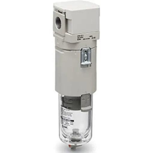 SMC AFF40-F04D-D series 5µm G 1/2 0.05MPa to 10 bar Pneumatic Filter with Auto drain product image