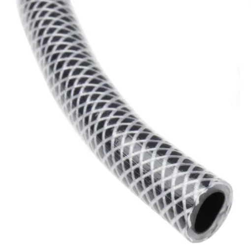 RS PRO PVC, Hose Pipe, 8mm ID, 12mm OD, Black, 30m - 3991151 product image