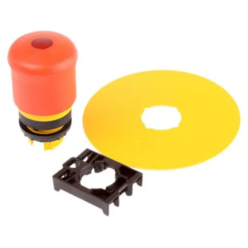 Eaton RMQ Titan M22 Series Pull to Release Emergency Stop Push Button, 22mm Cutout, IP69K - 78635830 M22-PVL+M22-A+M22-XAK product image