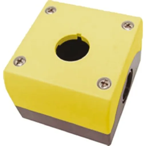 Eaton Grey Plastic RMQ Titan M22 Control Station Enclosure - 1 Hole 22mm Diameter - 70002533 M22-I1Y-M1 product image