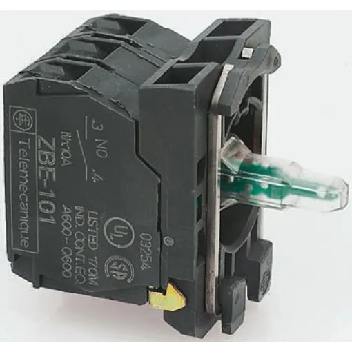 Schneider Electric Harmony XB5 Series Contact & Light Block, 24V ac/dc, 1NO + 1NC - ZB5AW0B35 product image