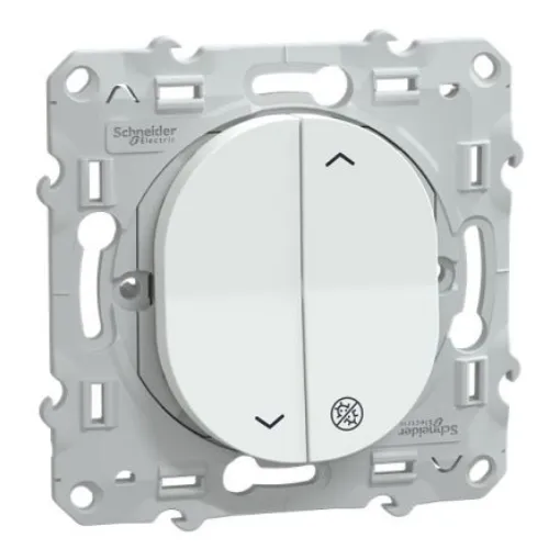 Schneider Electric S300 Series Push Button Switch, Flush Mount, 250V, IP21D - S300208 product image