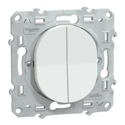 Schneider Electric S320 Series Push Button Switch, Push to Make, Flush Mount, 250V, IP21D - S320216 product image