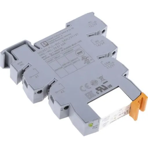 Phoenix Contact PLC-RSC- 24UC/21-21 Series Interface Relay, DIN Rail Mount, 24V ac/dc Coil, DPDT, 2-Pole - 2967073 product image