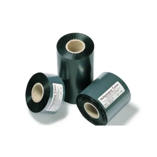 HellermannTyton TTRC Black on Black Printer Ribbon, 300m Label Length, 100mm Label Width - 556-00103 TTRC+ 100MM-PET/DIV-BK product image