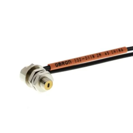 Omron Plastic Fibre Optic Sensor 120 (High Speed Mode) mm, 170 (Standard Mode) mm, 300 (High Resolution Mode) mm, 50 - E32-D11N 2M product image