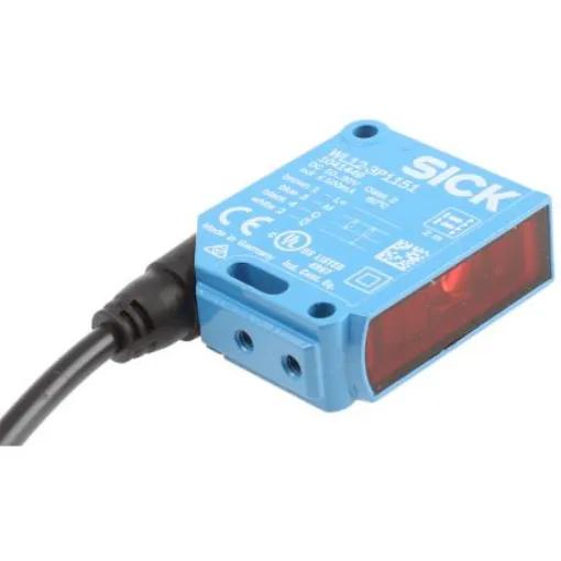 SICK Retroreflective Photoelectric Sensor, Block Sensor, 2 m Detection Range - WL12-3P1151 product image
